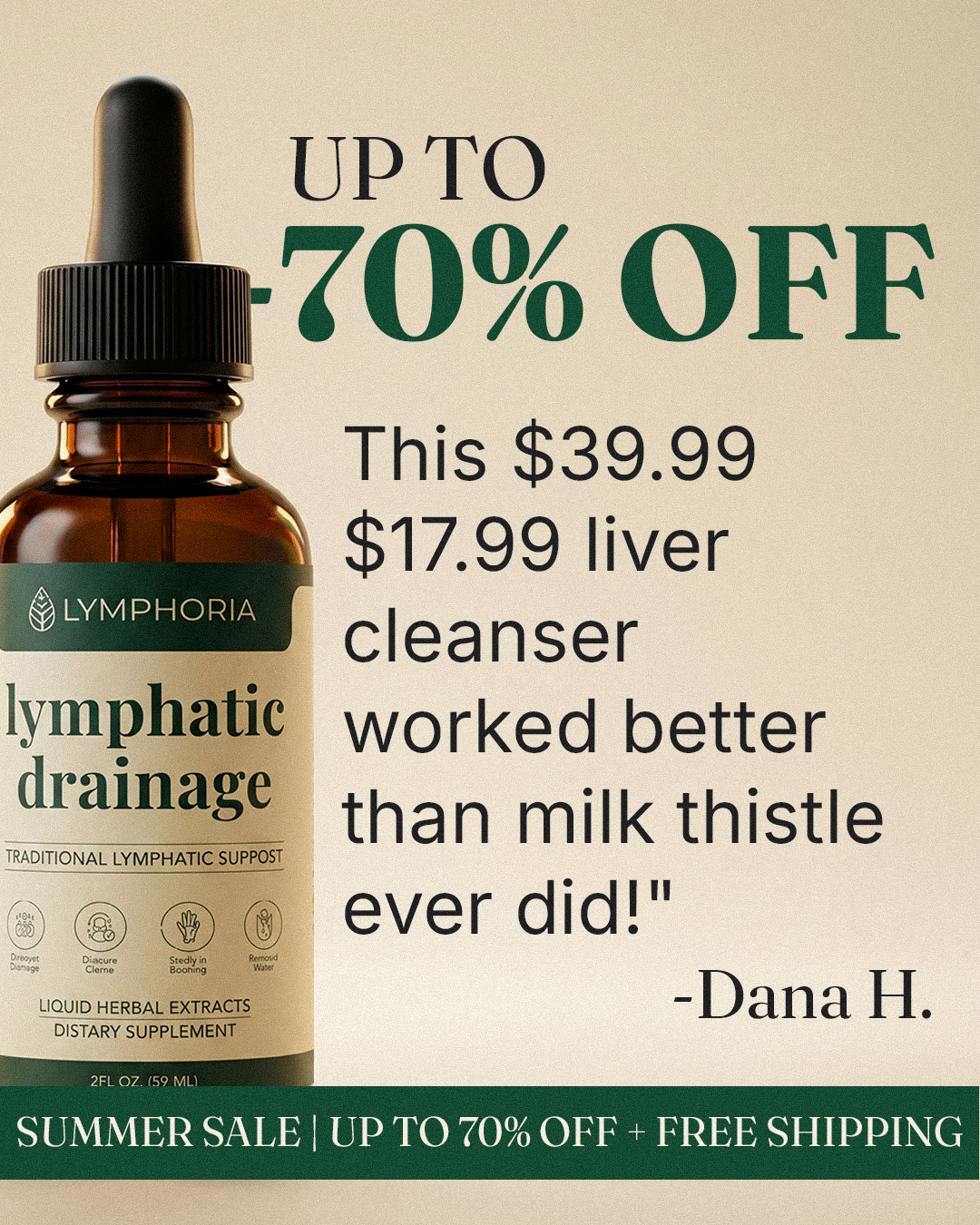 Lymphoria Facebook ad