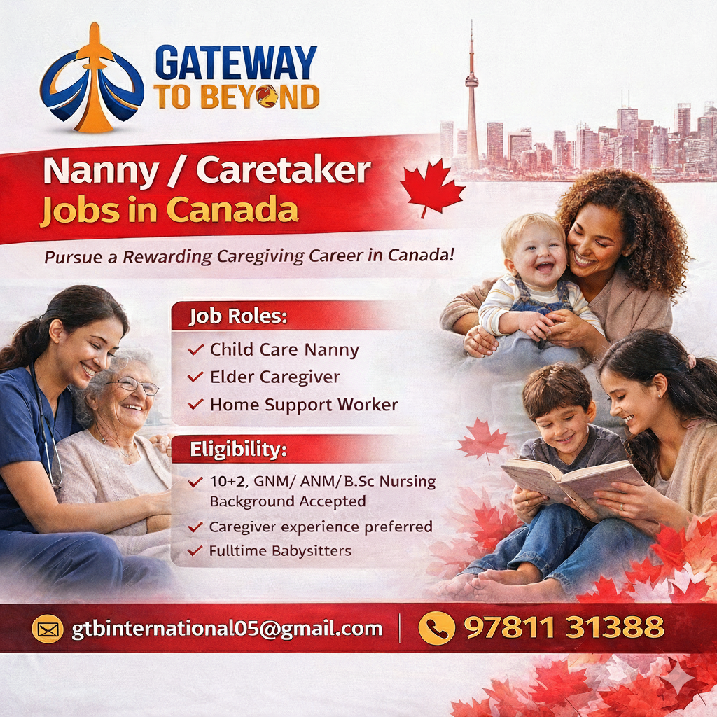 Gtbinternational Facebook ad: Canada Nanny & Caregiver Hiring