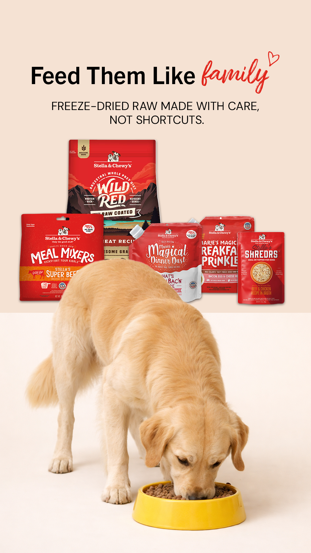 Stella & Chewy's Facebook ad