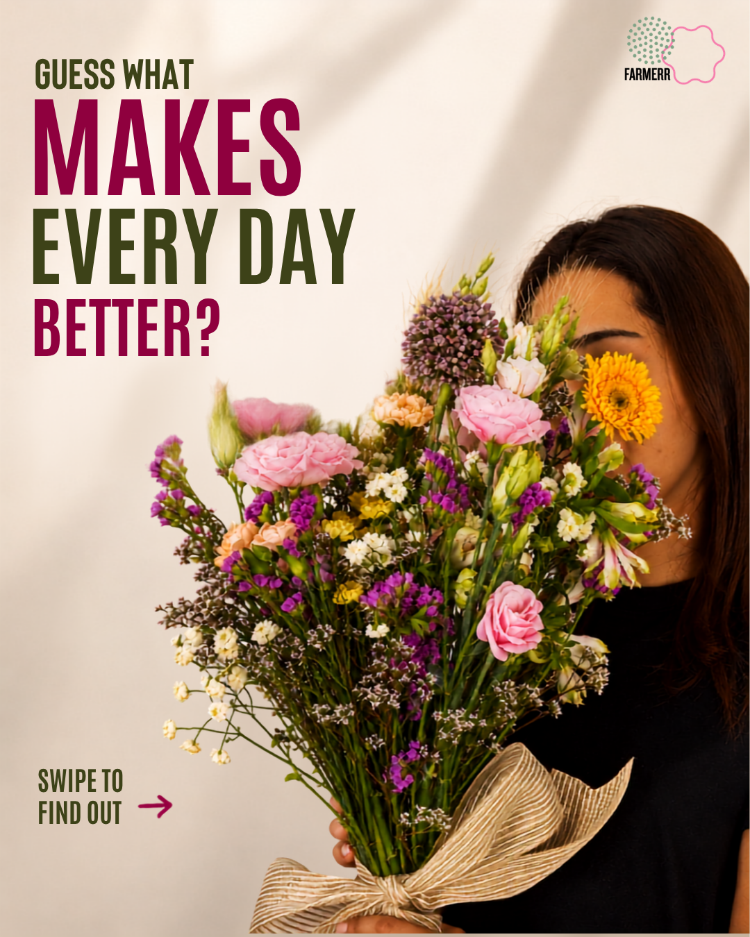 Farmerr.in Facebook ad: Make every celebration unforgettable with fresh flower…
