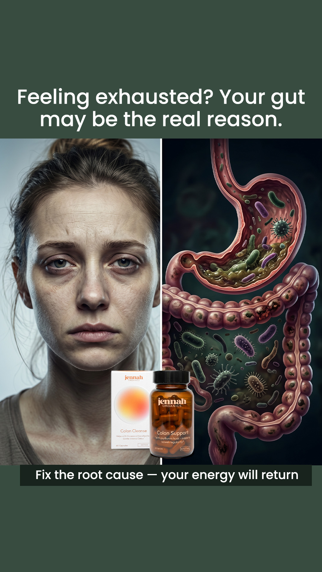 Jennah Organics Facebook ad