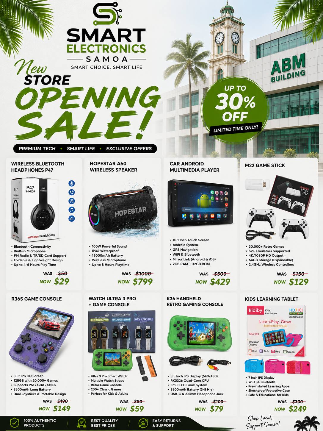 SmartElectronics Samoa Facebook ad