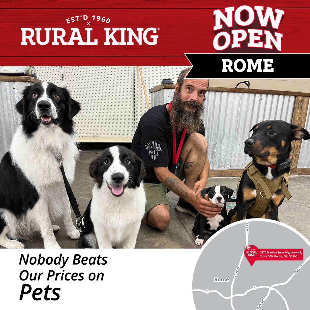 Rural King Facebook ad: Rural King is now open in Rome!