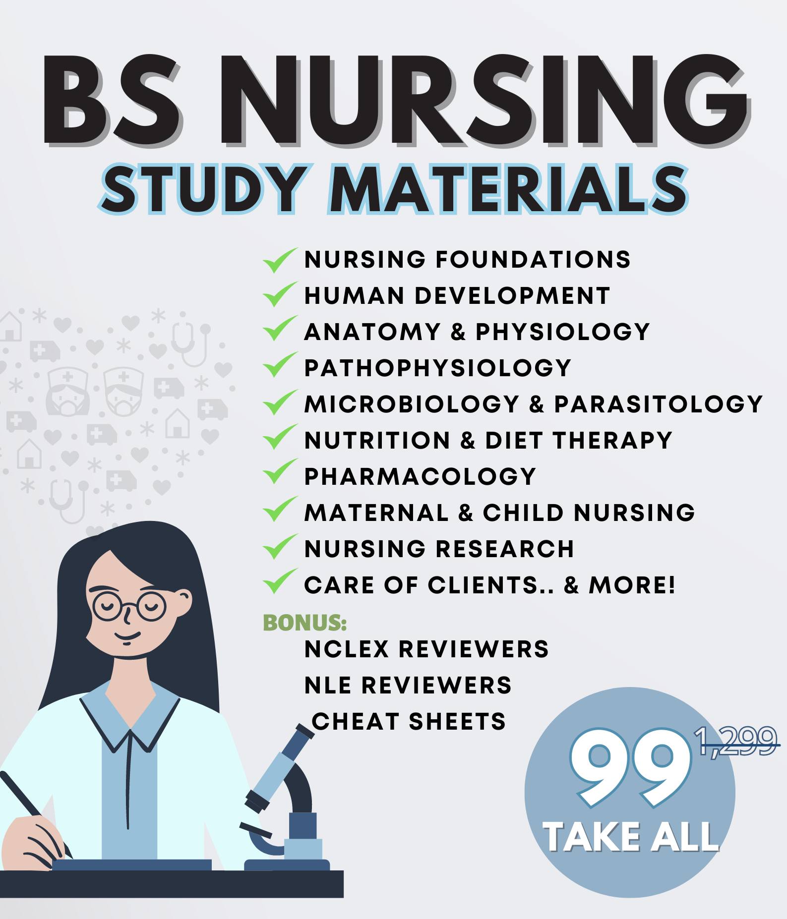 Nursing Notes Ph Facebook ad: Want to study BS Nursing?