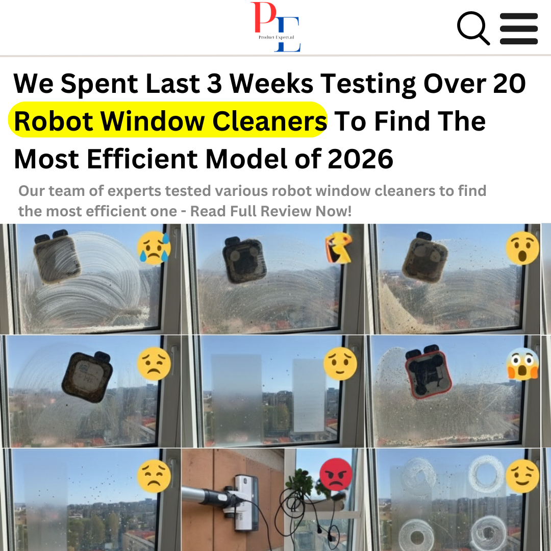 Expert Tested Products Facebook ad: Top 5 Window Robot Cleaners