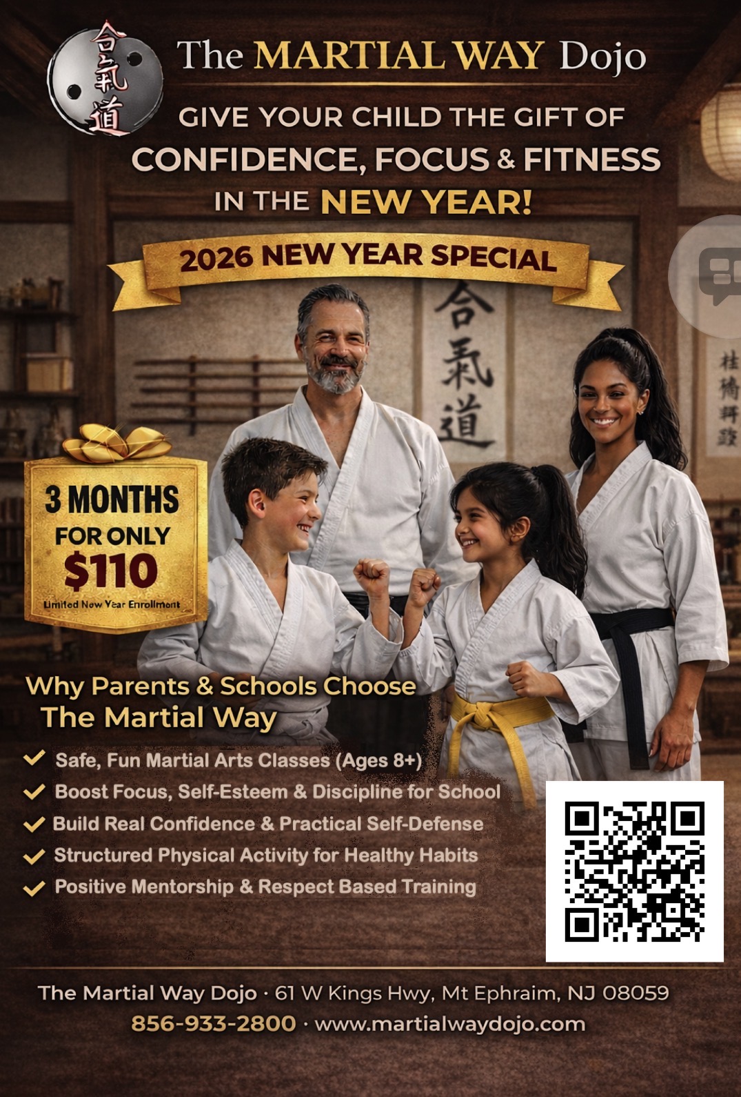 The Martial Way Dojo Facebook ad: Our most popular membership special.don't miss out!