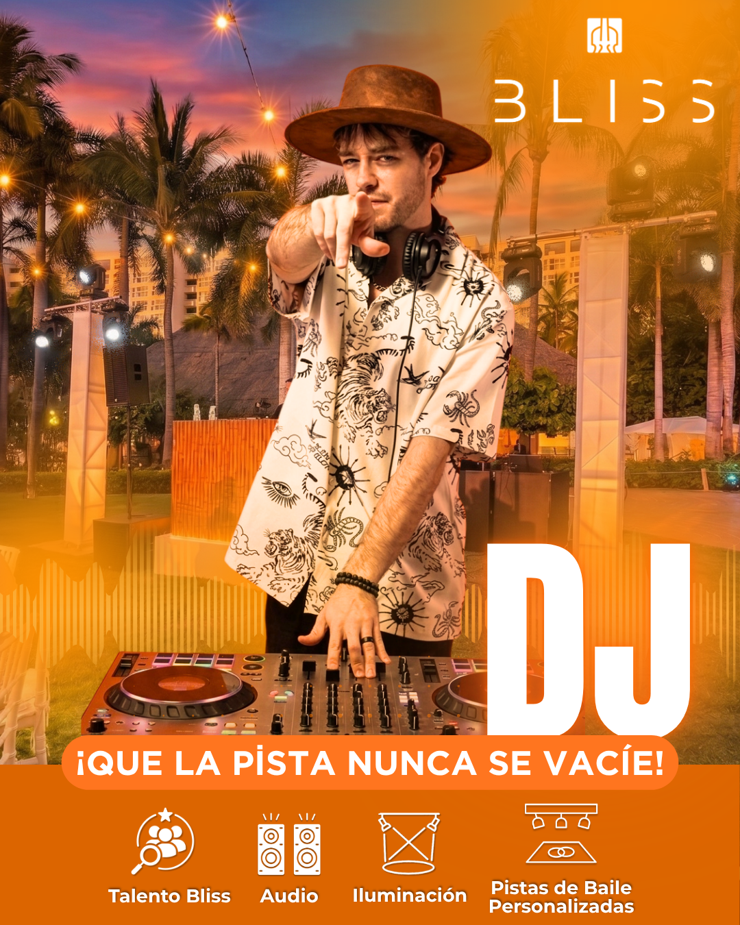 Bliss Music Pv Facebook ad: ¿Buscas al DJ perfecto para encender la pista…