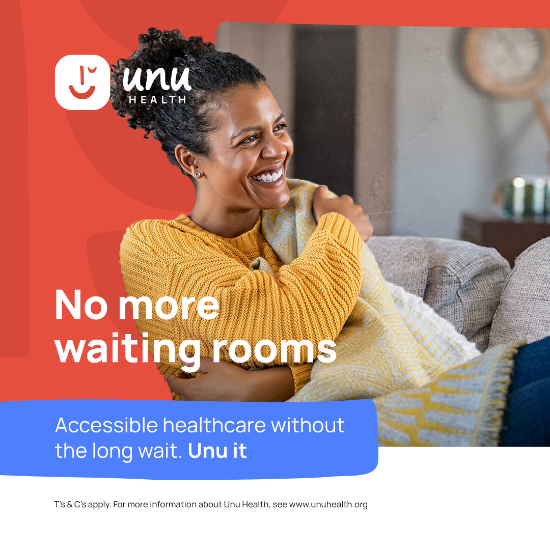 Unu Health Facebook ad: See a doctor online without leaving work.