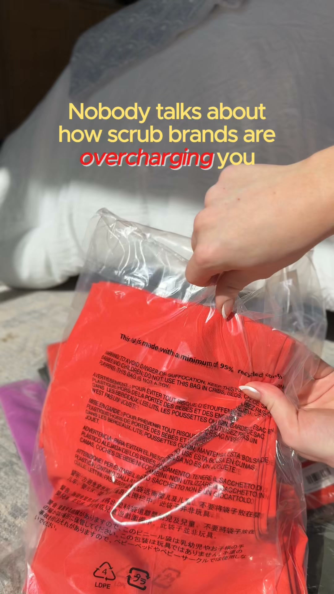 Mandala Scrubs Facebook ad: Stop Overpaying For Scrubs