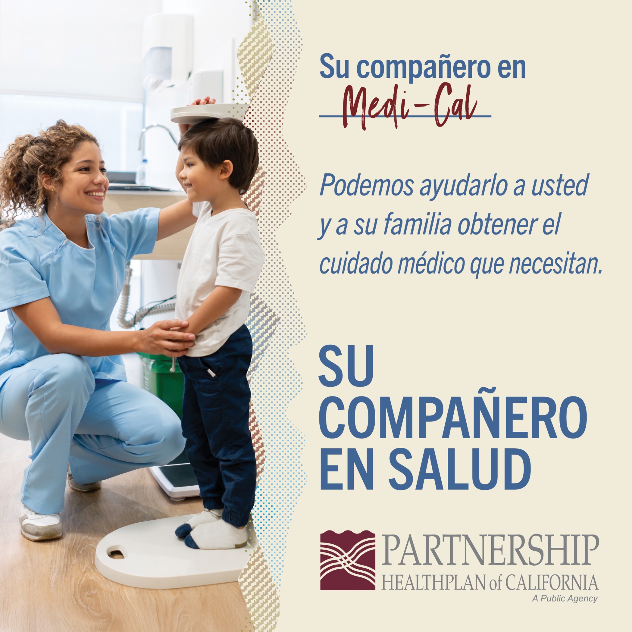 Partnership HealthPlan of California Facebook ad: Su Compañero en Salud