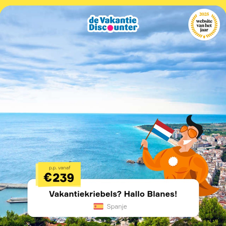de VakantieDiscounter Facebook ad