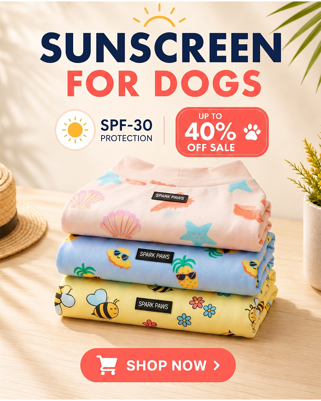 Spark Paws Facebook ad