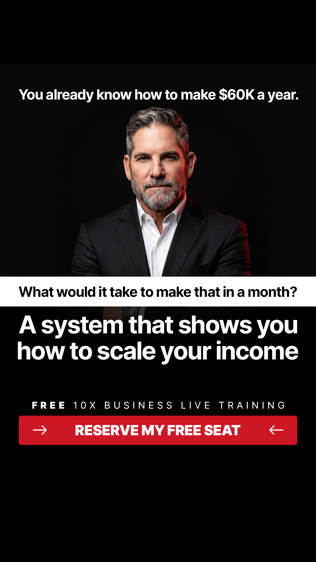 Grant Cardone Facebook ad