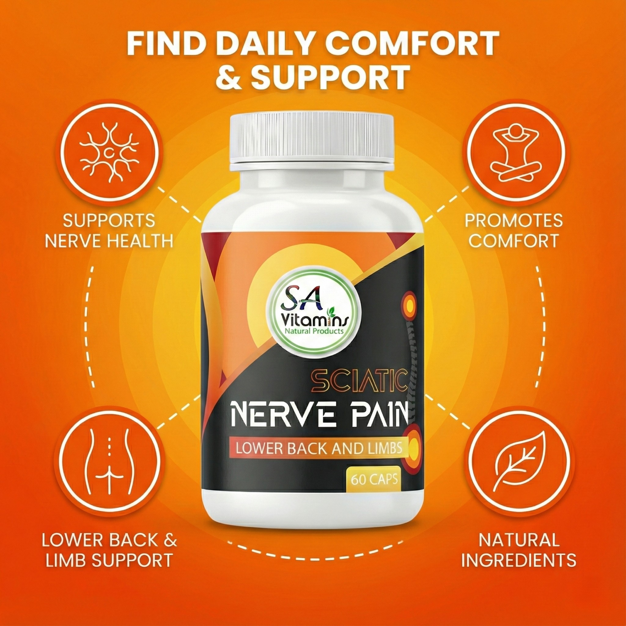 SA Vitamins Online Facebook ad: SA Vitamins Heals Naturally