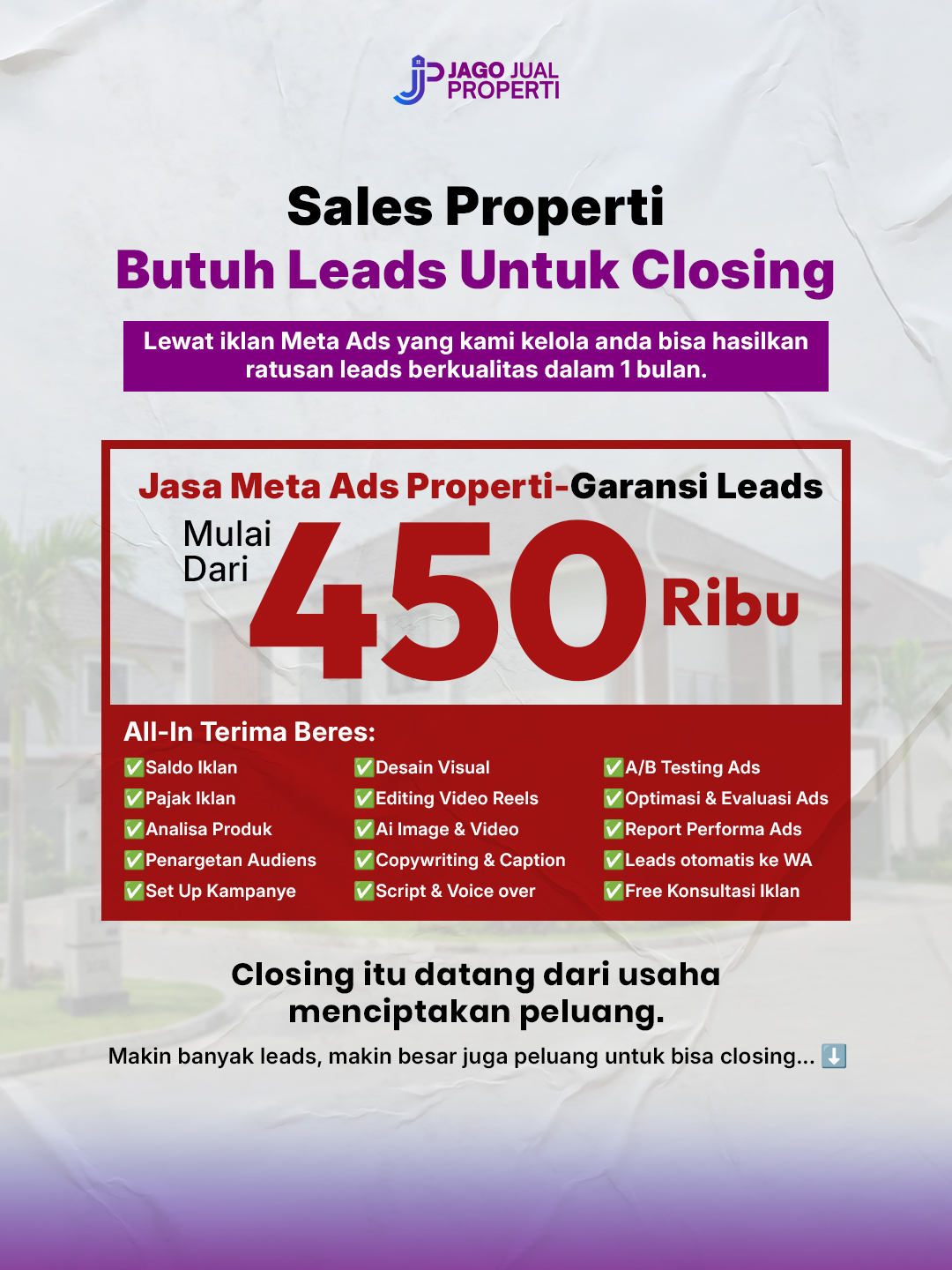 Jago Jual Properti Facebook ad