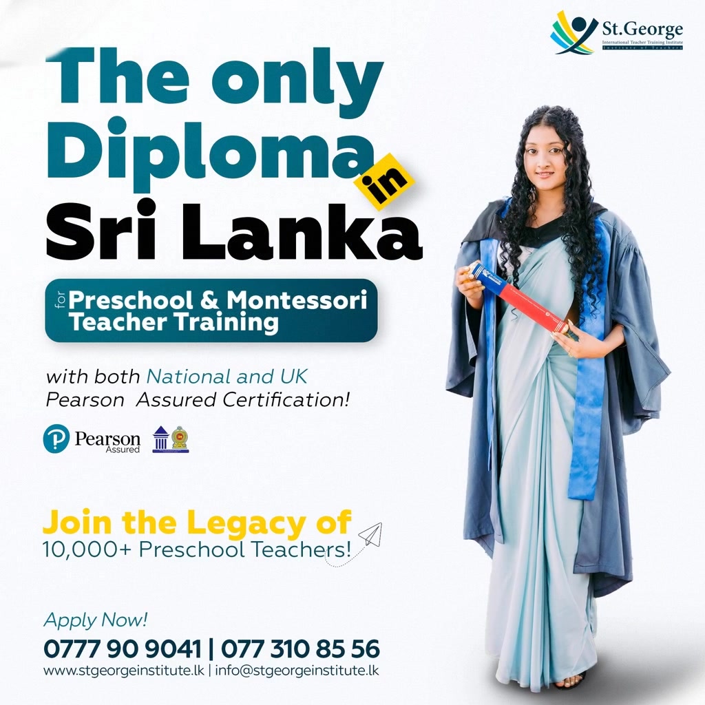 St.George International Teacher Training Institute Facebook ad: Hurry! Limited seats for the New Batch