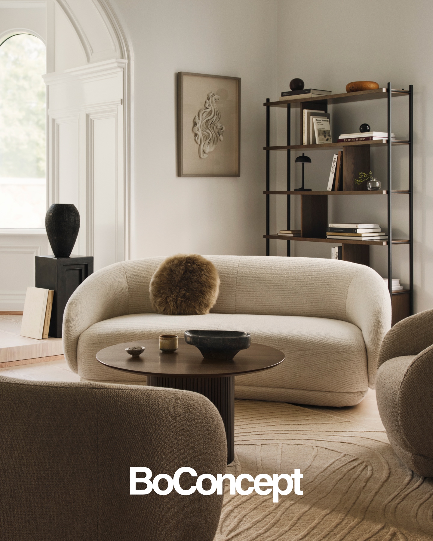 BoConcept Facebook ad: Danish design. Minimalist prices.