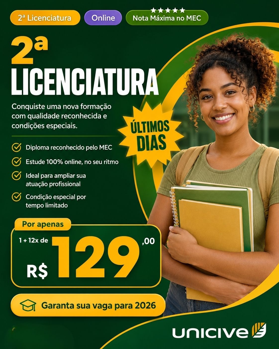 Unicive J7 Facebook ad: Converse conosco