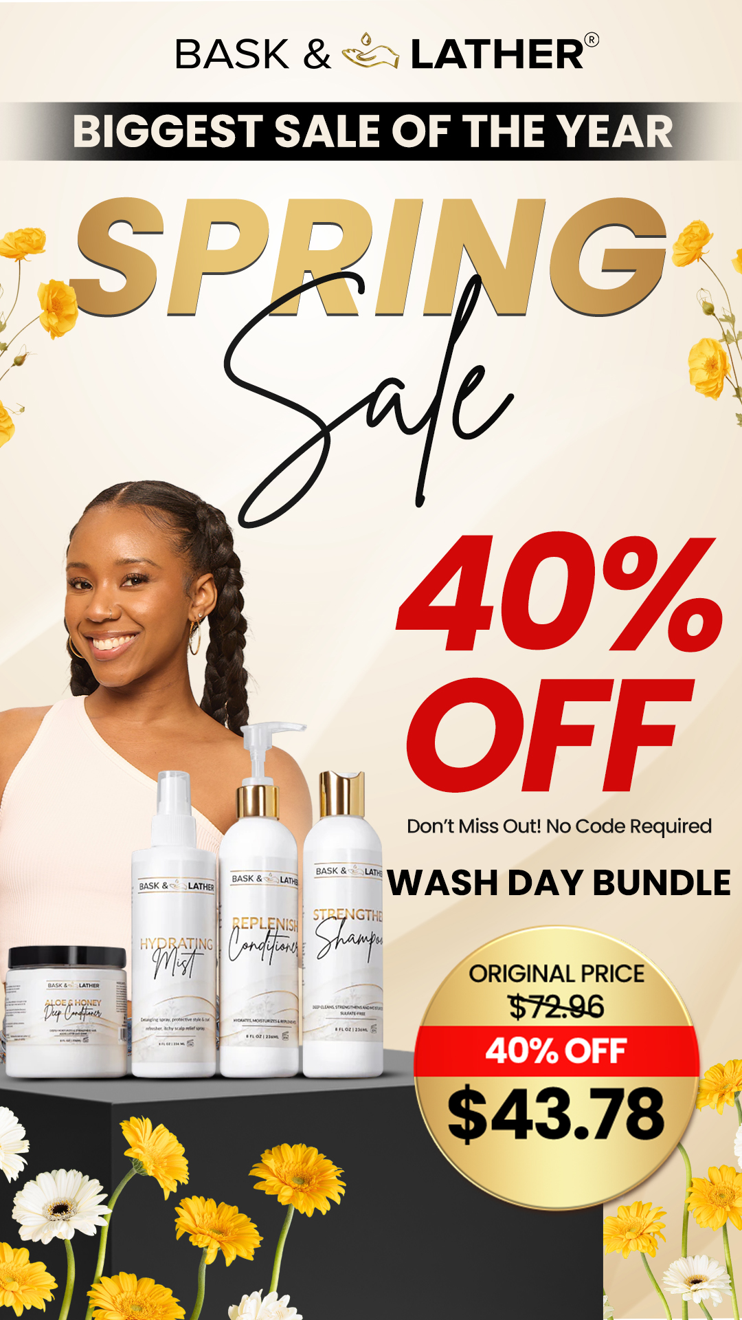 Bask & Lather Co Facebook ad