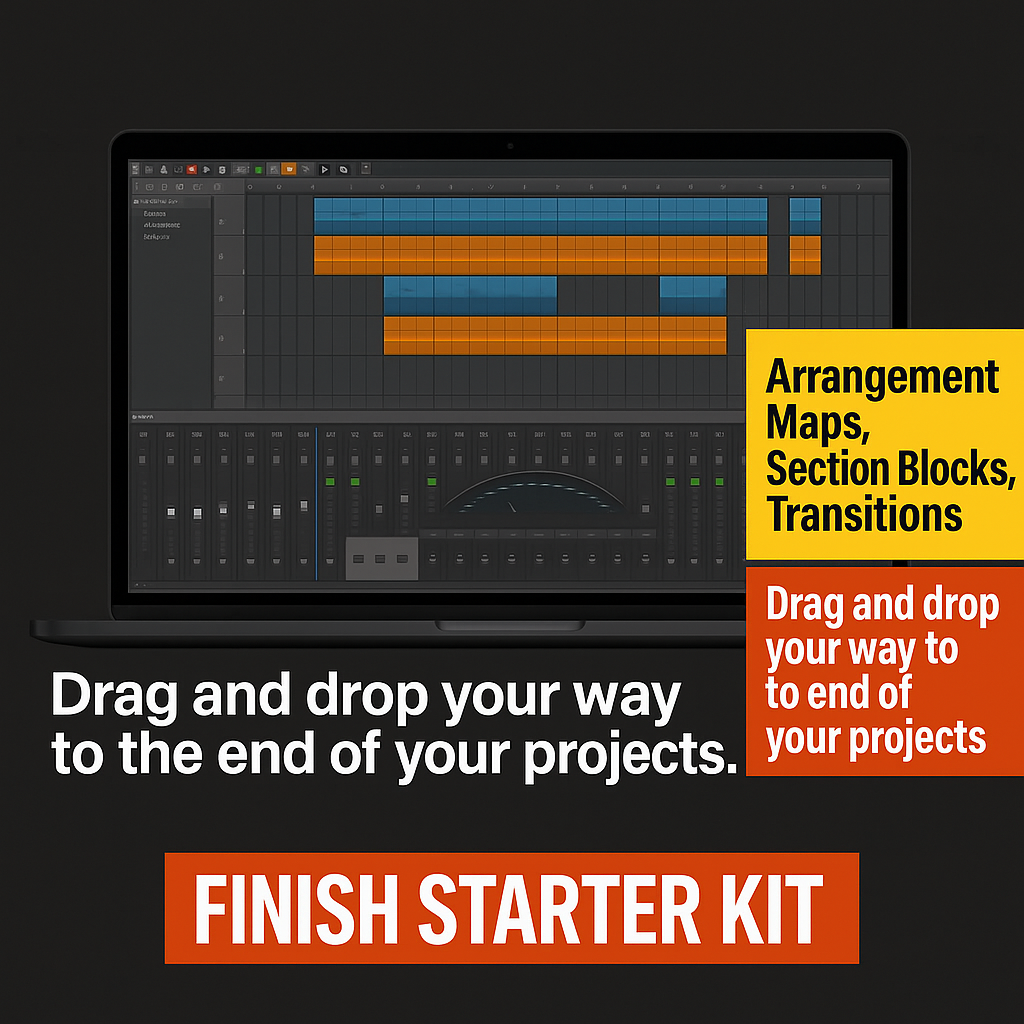 AudioStems MusicSchool Facebook ad: Can’t Finish Your Tracks? Fix It This Weekend.