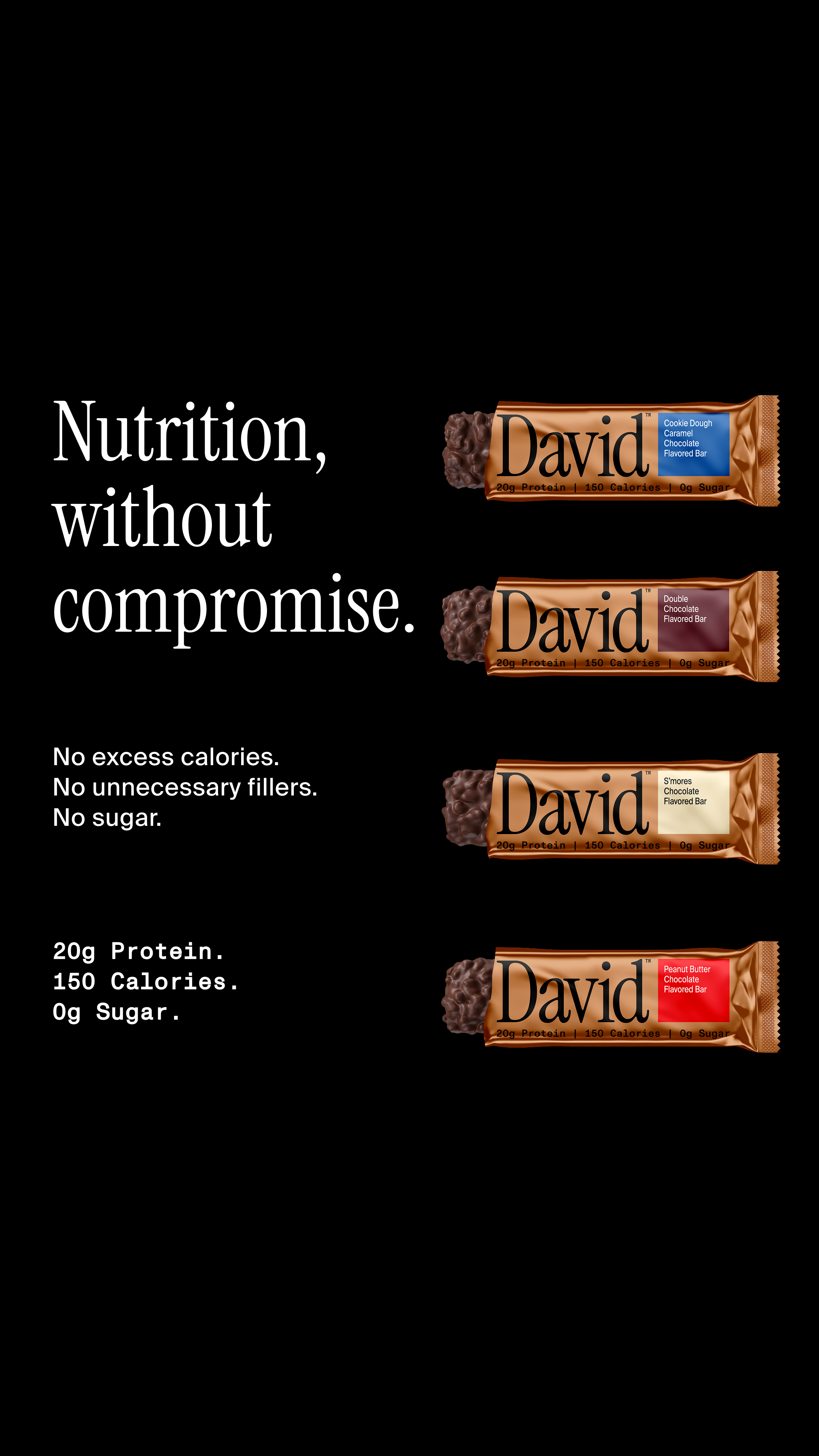 David Protein Facebook ad