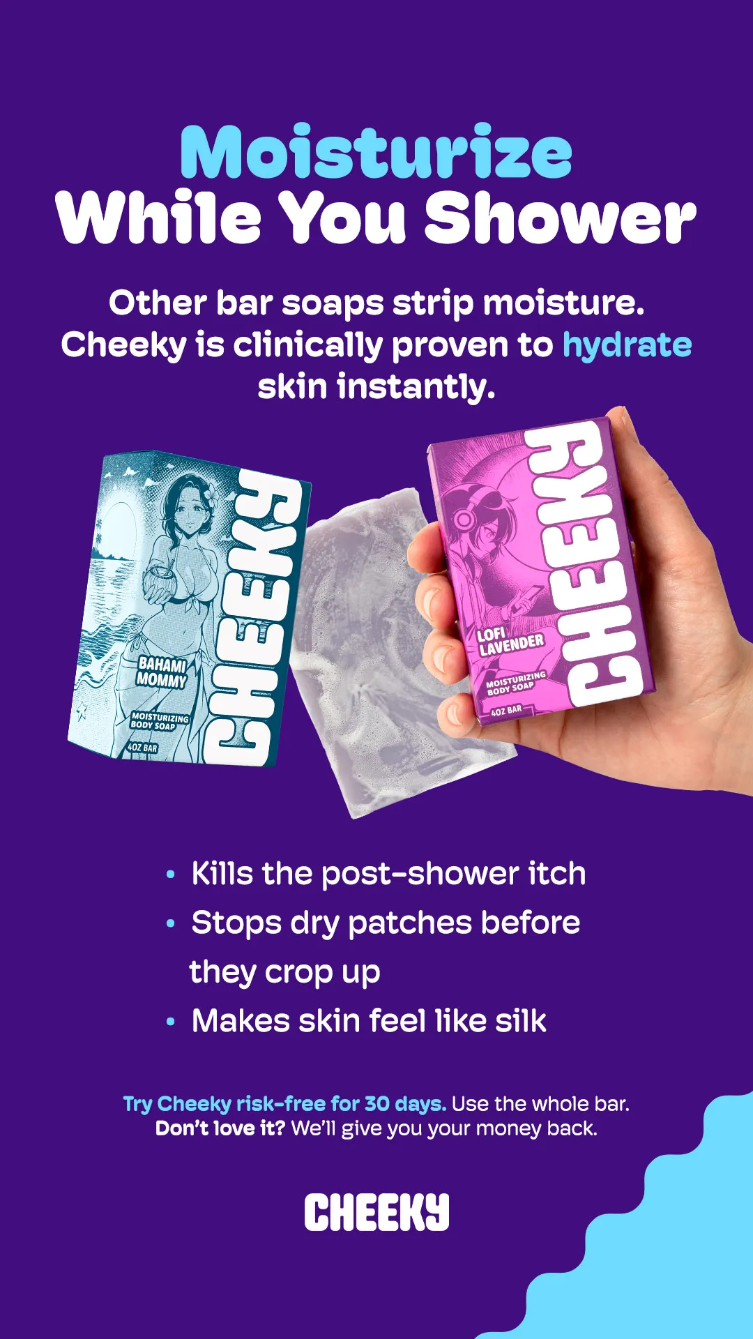 Cheeky Soap Facebook ad