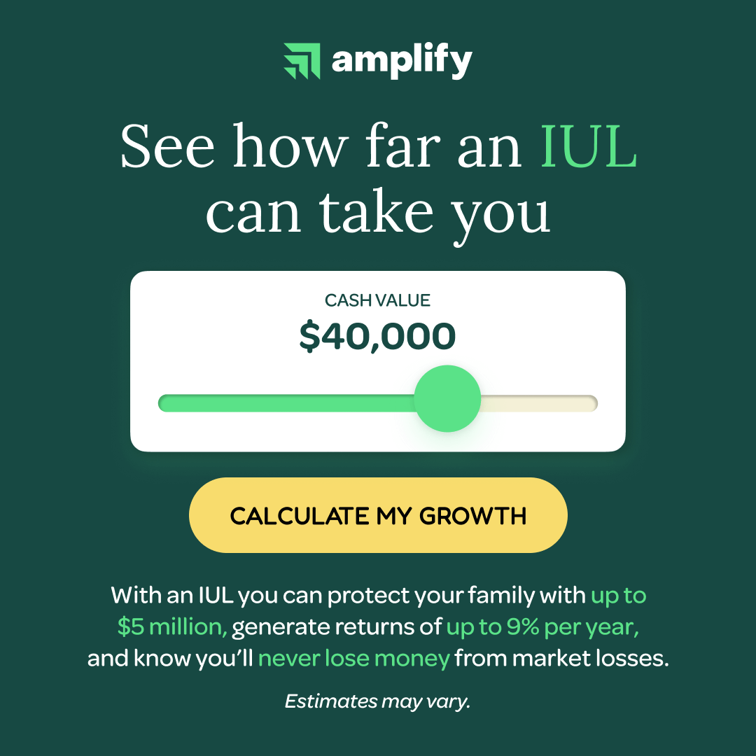 Amplify Life Insurance Facebook ad