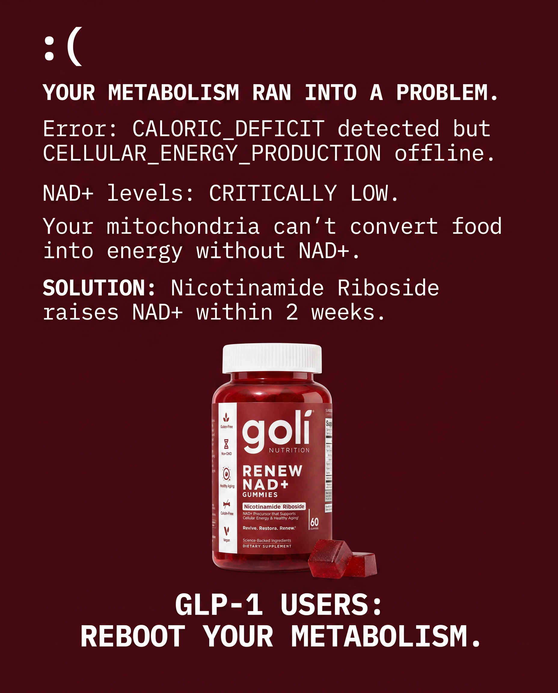 Goli Facebook ad