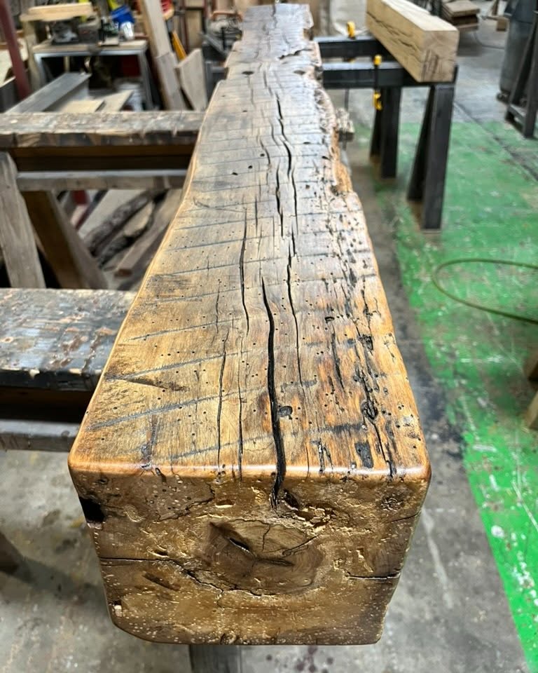 Sarah Miller Facebook ad: Barn Beams - Rough Sawn - Ready to Install