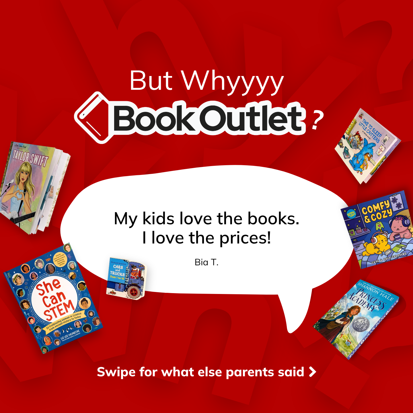 Book Outlet Facebook ad