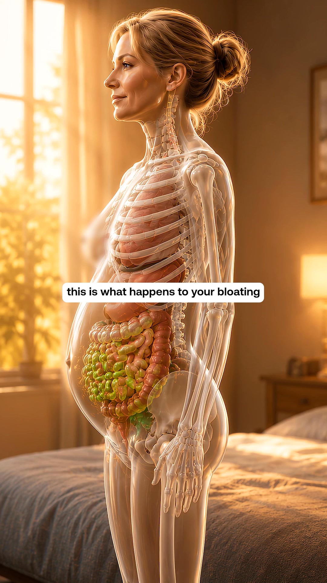 IM8 Health Facebook ad: Stop Planning Outfits Around Bloating.