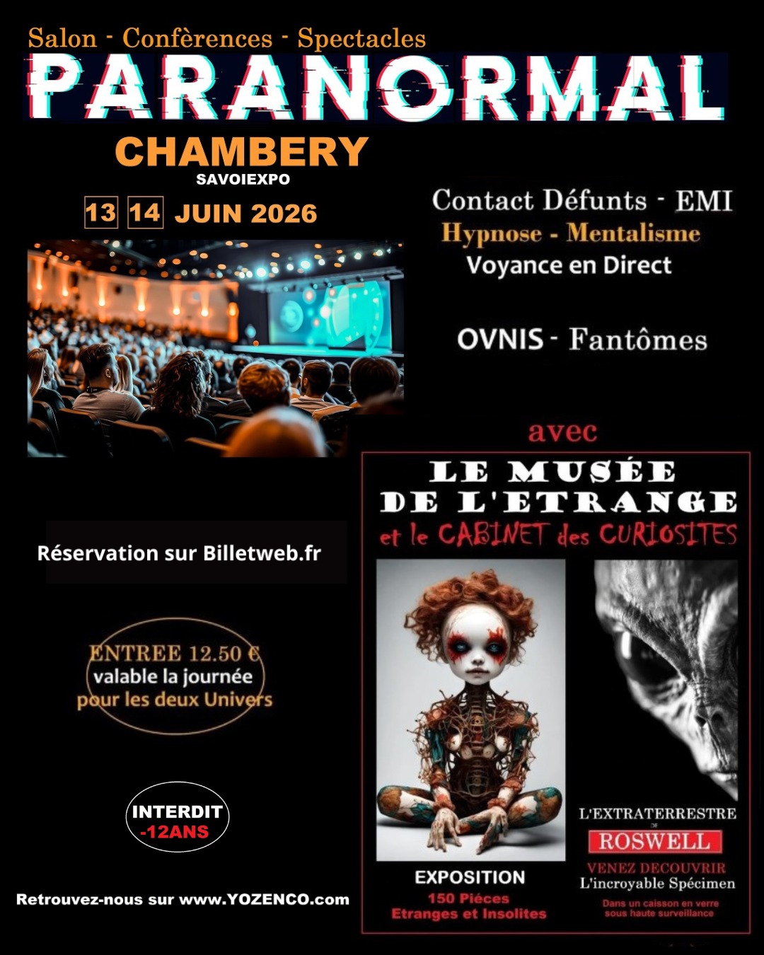 Salons du Paranormal Facebook ad: [CHAMBERY] 𝟏𝐞̀𝐫𝐞 𝐞́𝐝𝐢𝐭𝐢𝐨𝐧 𝐝𝐮 𝐒𝐀𝐋𝐎𝐍 &…