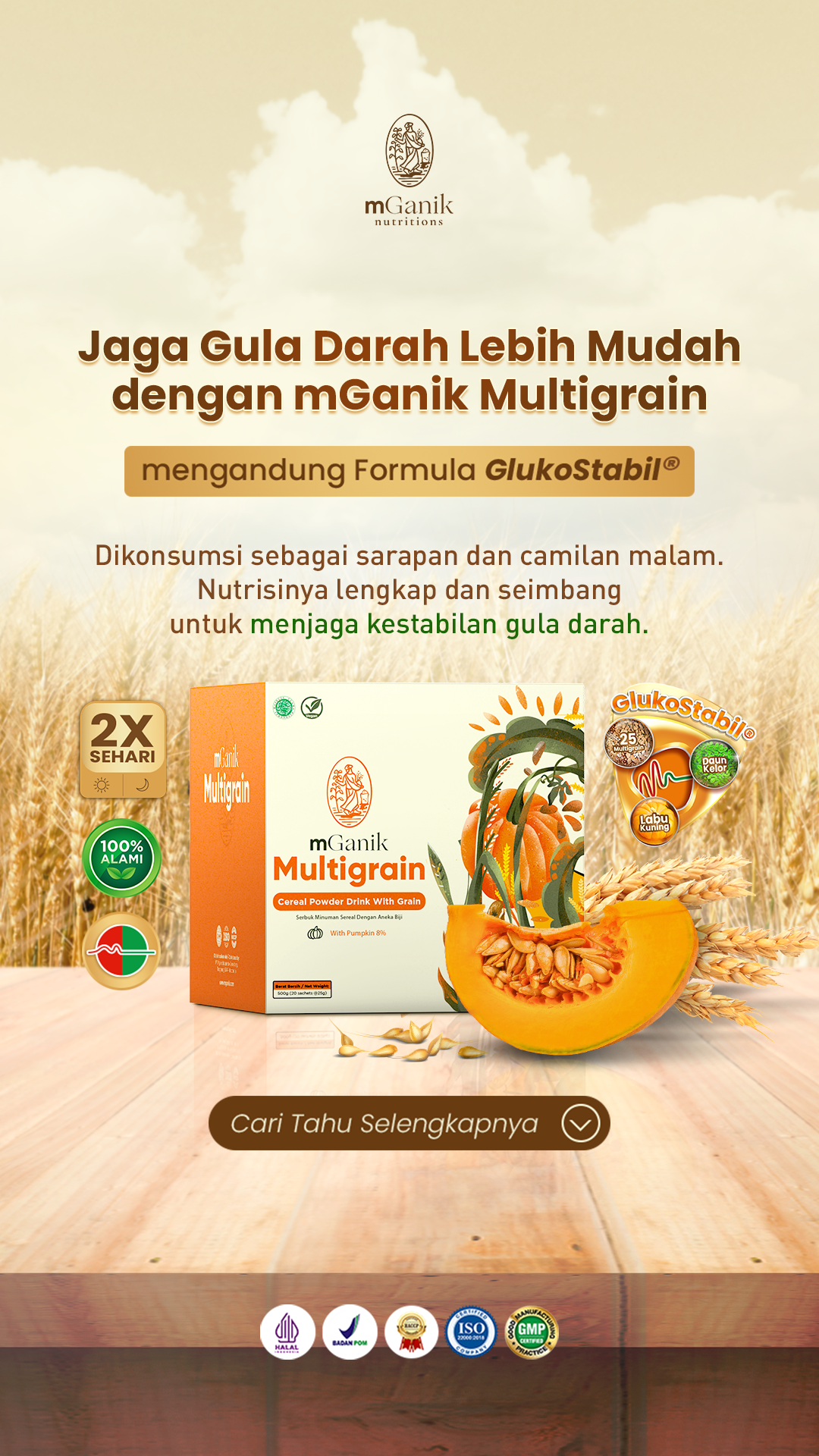 mGanik Superfood Solusi Diabetes Facebook ad