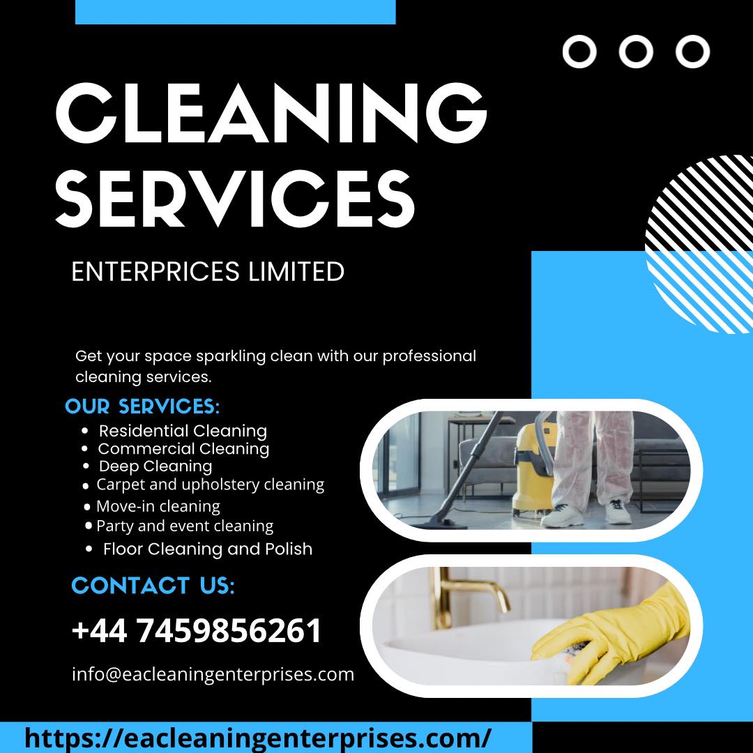 EA Cleaning services enterprises limited Facebook ad: Trust our team for consistent, cleaning services that…