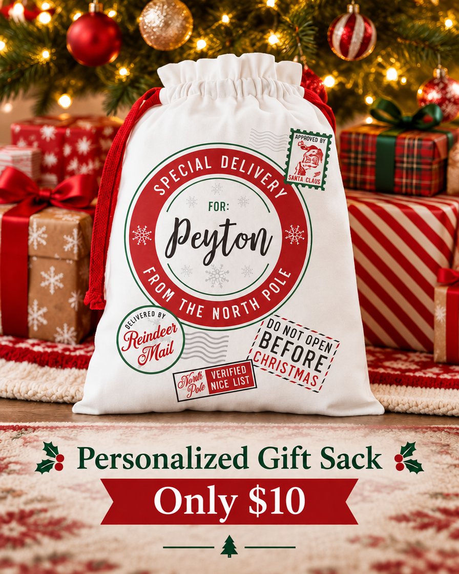 Personalization Mall Facebook ad: Organize Under The Tree