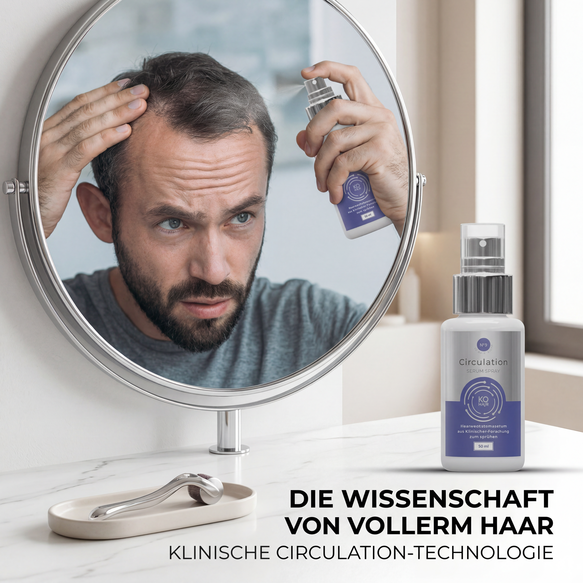 KÖ-HAIR Facebook ad: Revolutionäres Haarwachstum