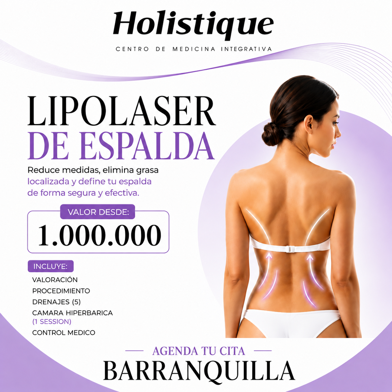 Holistique Medicina Cosmetica Facebook ad from Aug 1, 2026