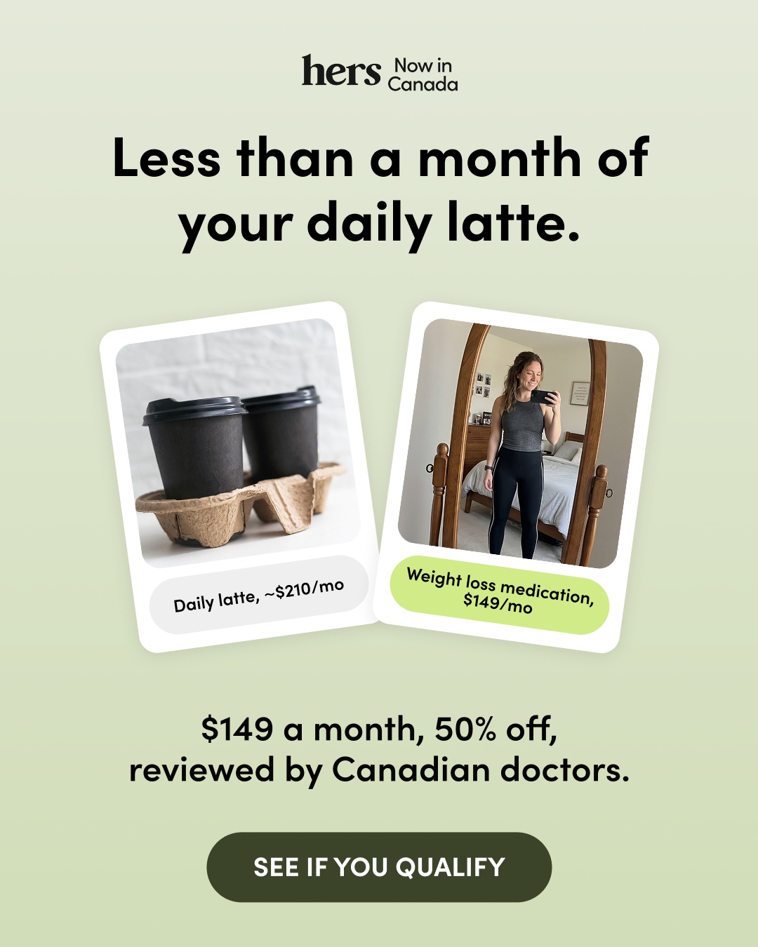 Hers Facebook ad