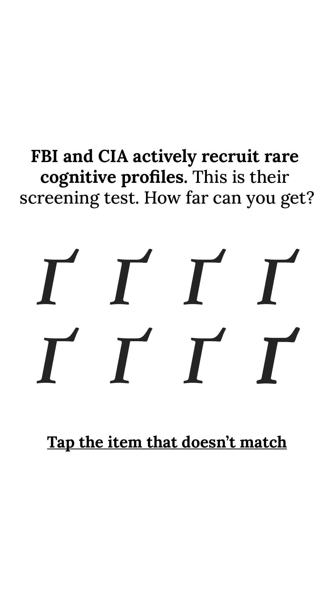 Brain Health Check Facebook ad