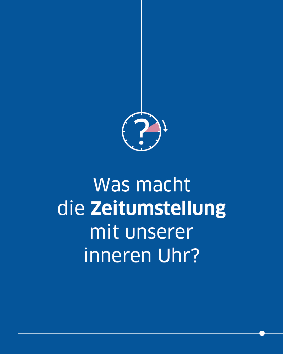 Magnesium-Diasporal Facebook ad: Tick, tack, die Uhren werden umgestellt.
