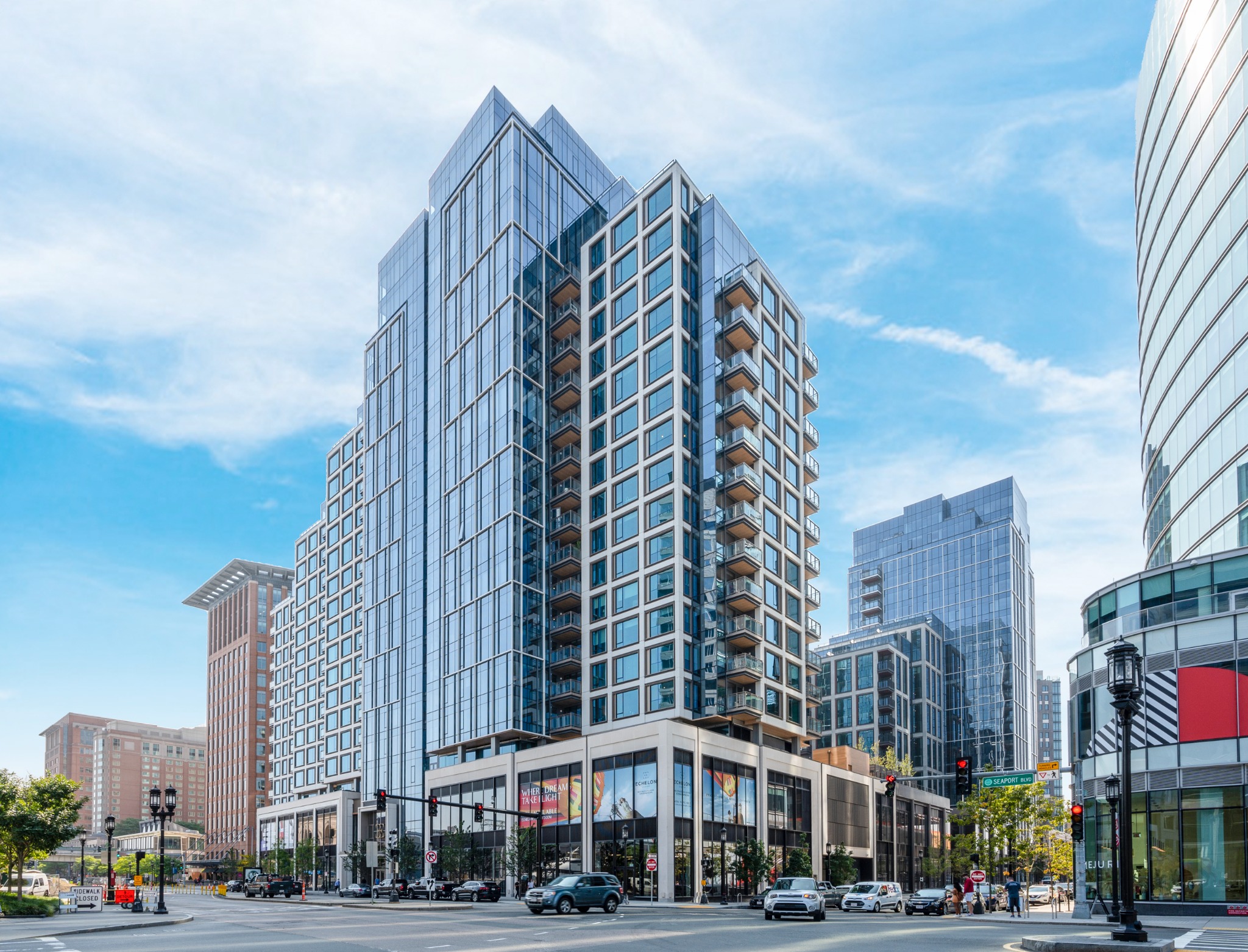 EchelonSeaport Facebook ad: An address unlike anywhere else.