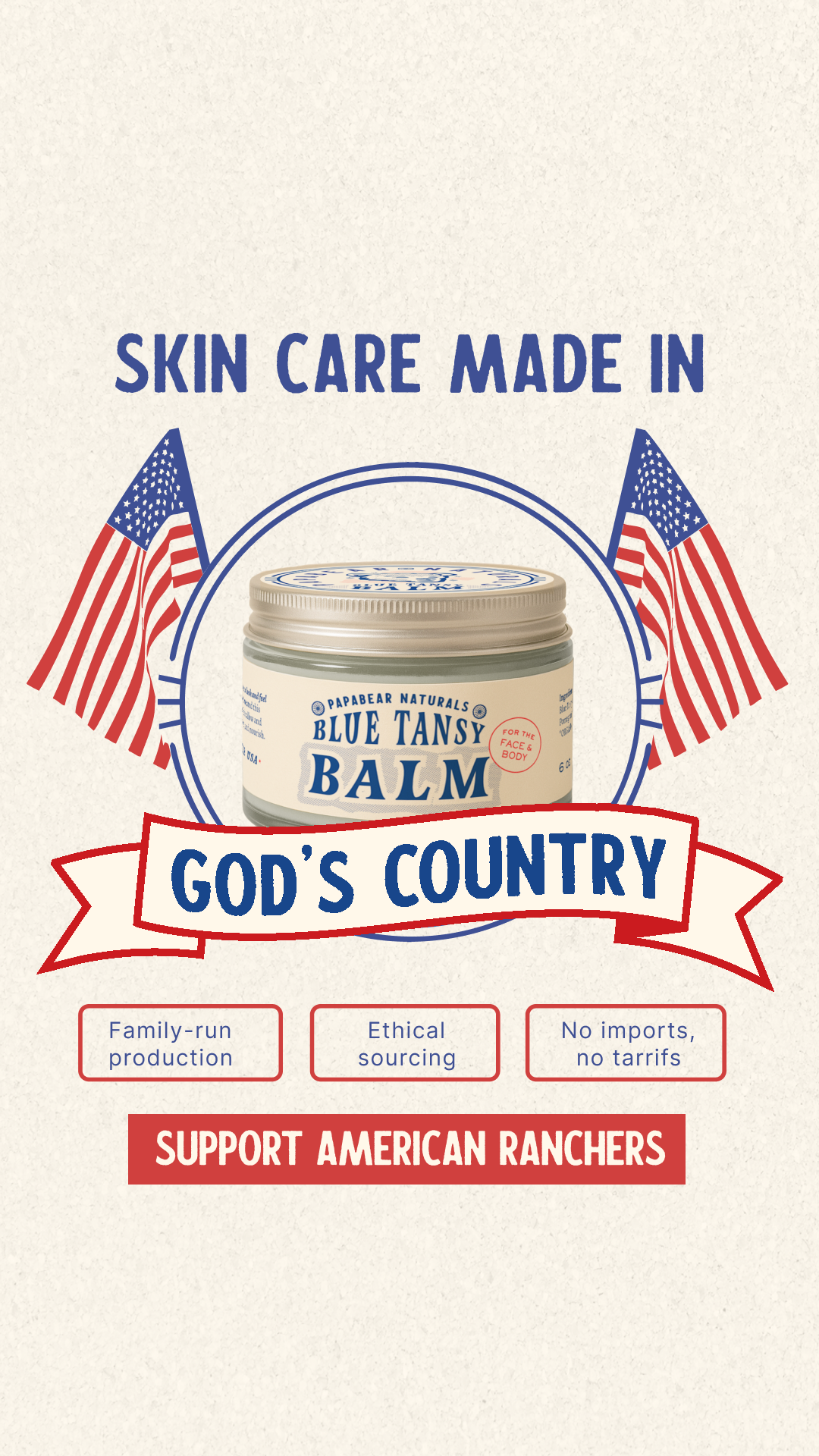 Papabear Naturals Facebook ad