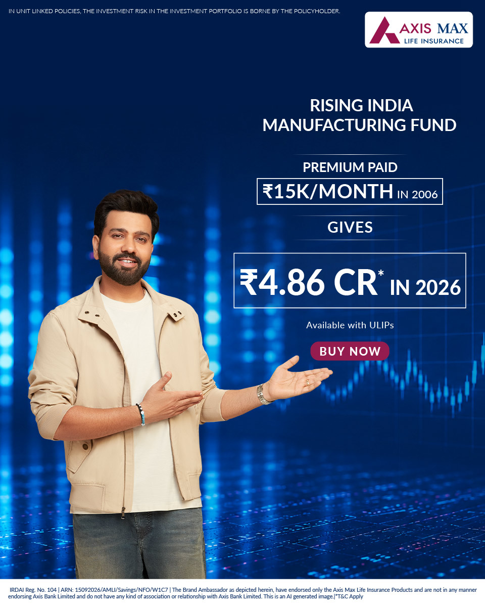 Axis Max Life Insurance Facebook ad: Start Early, Grow Longer