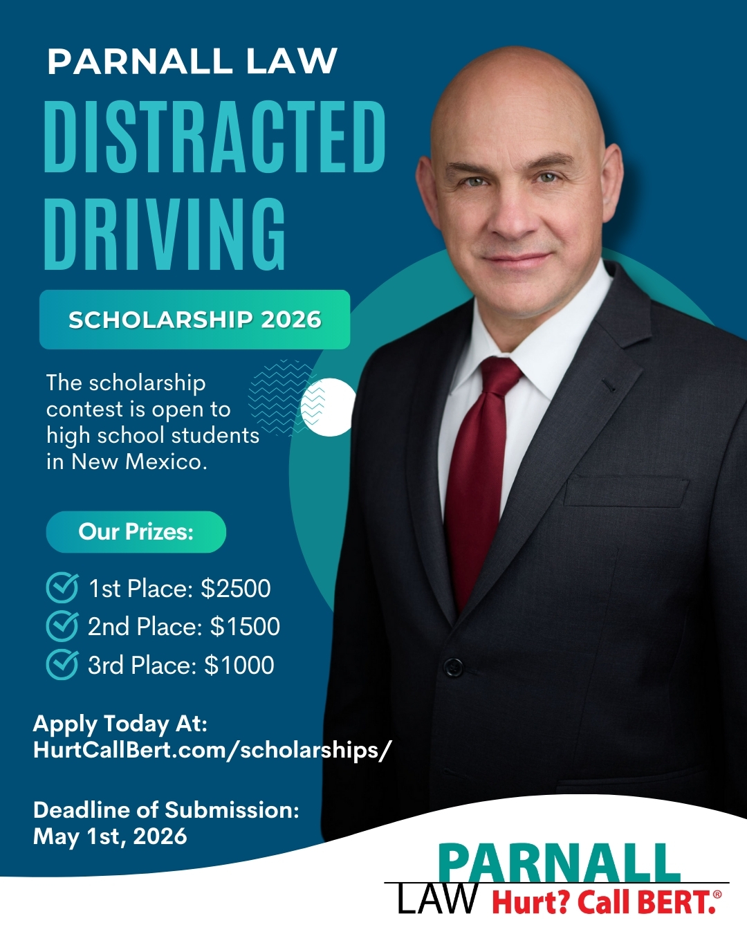 Parnall Law Firm, LLC Facebook ad: Giving Back - Scholarship Opportunities 2026 - Parnall Law