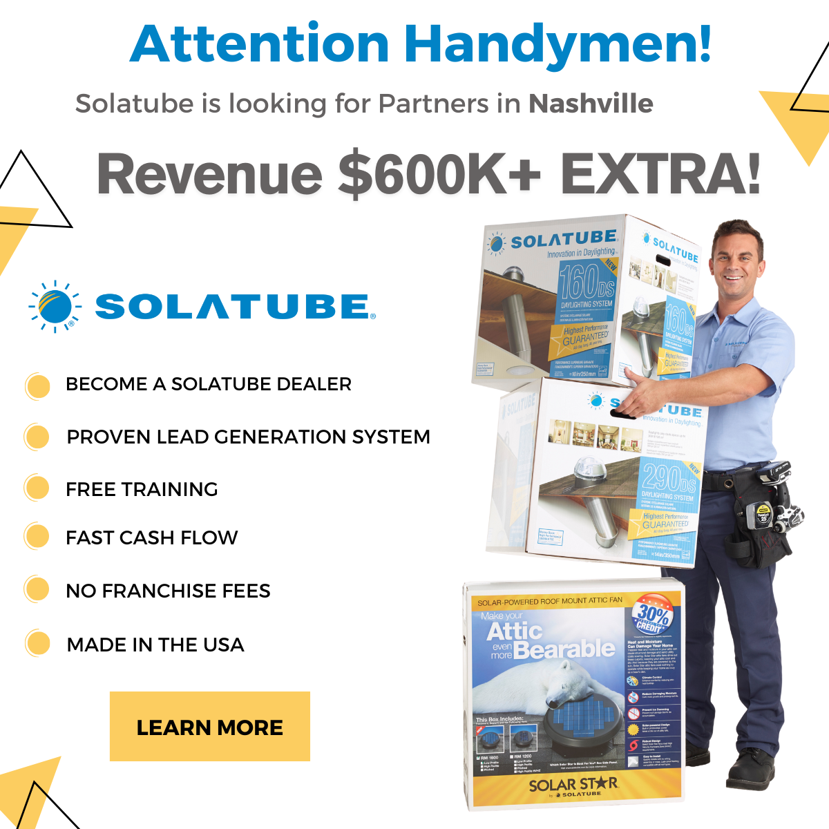 Solatube International, Inc. Facebook ad from Oct 27, 2025