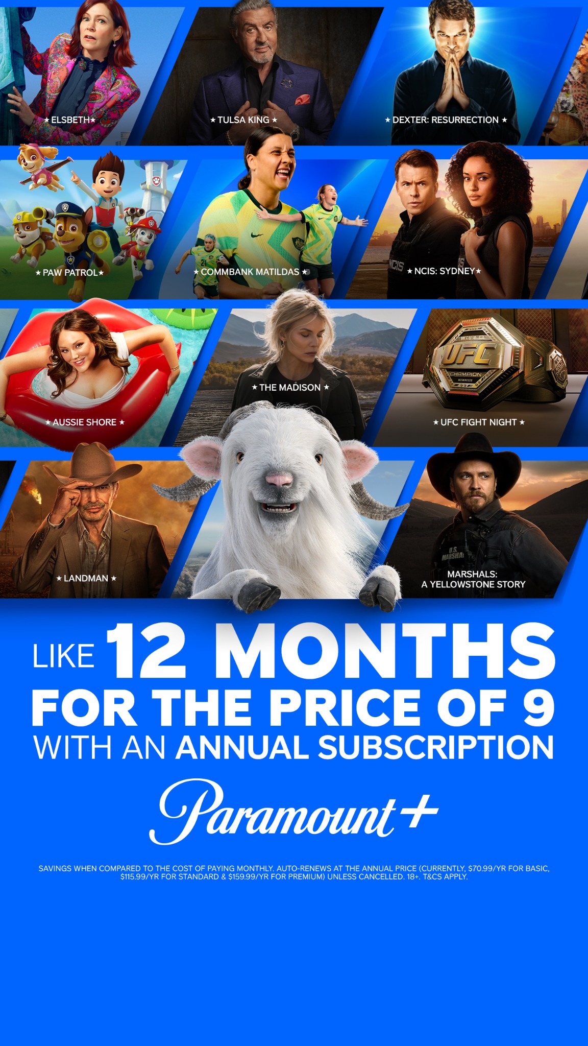 Paramount+ Facebook ad