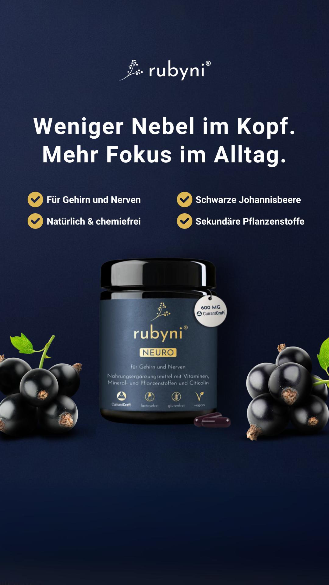Rubyni_official Facebook ad: Müde und unkonzentriert?