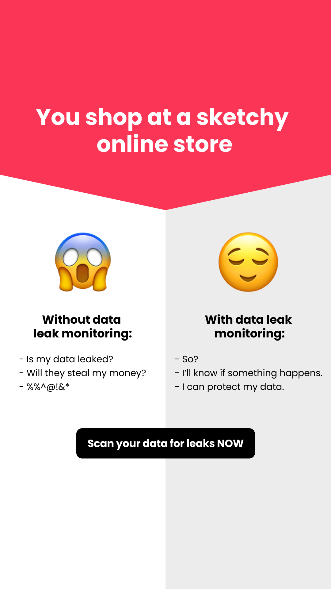 Surfshark Facebook ad