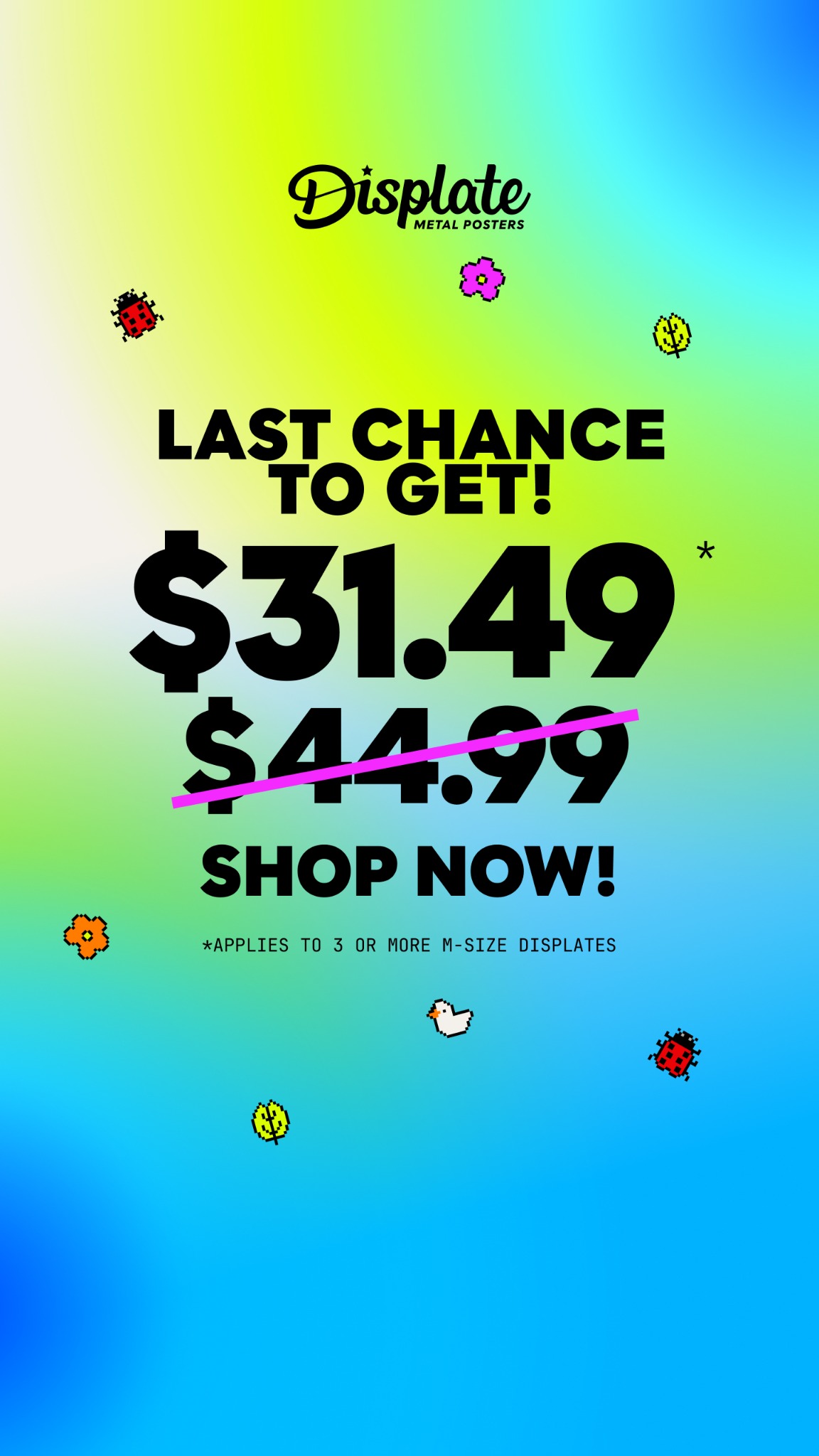 Displate Facebook ad