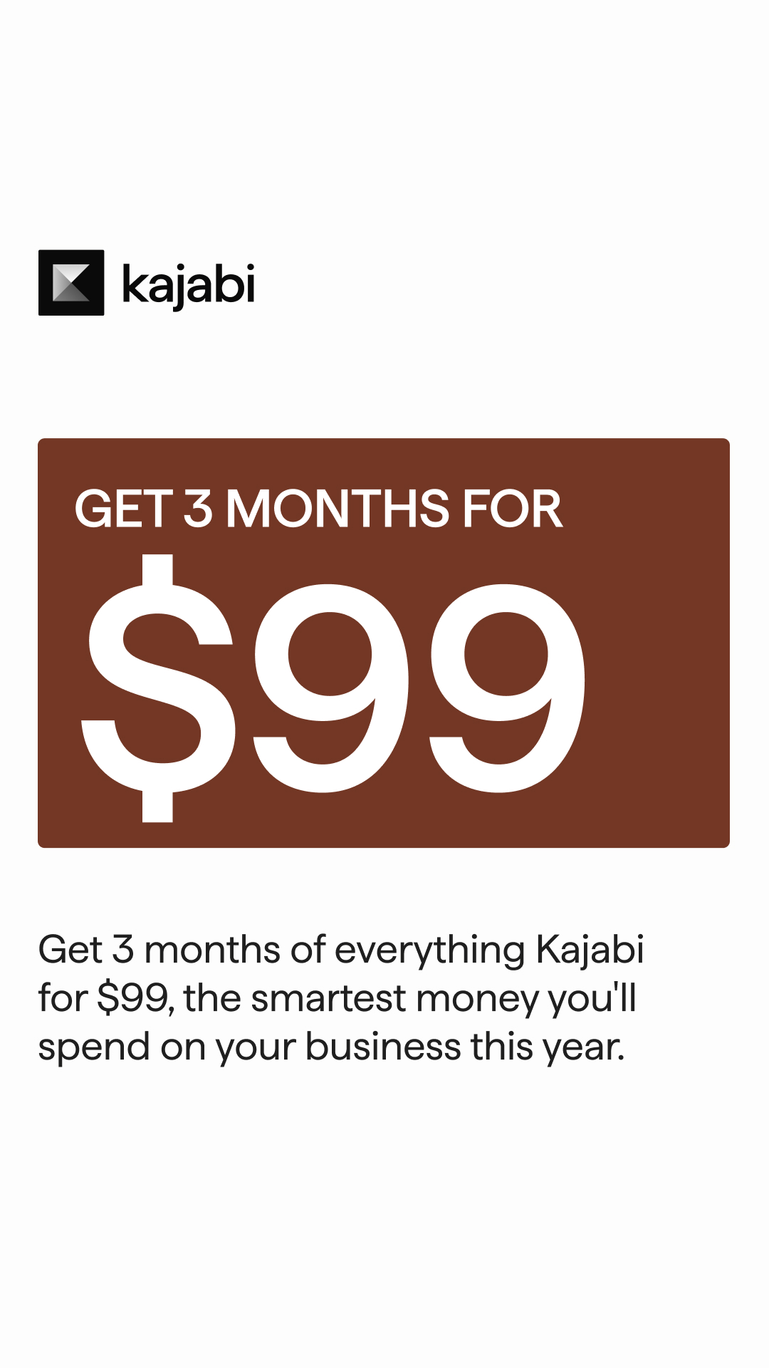 Kajabi Facebook ad